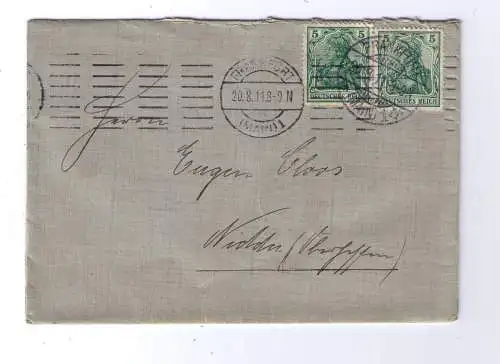 Dt. Reich - Sammlung ab 1881 - 30 Belege - Werbestempel - Ausland - R-Brief etc.