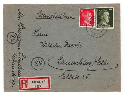 Dt. Reich - Sammlung ab 1881 - 30 Belege - Werbestempel - Ausland - R-Brief etc.