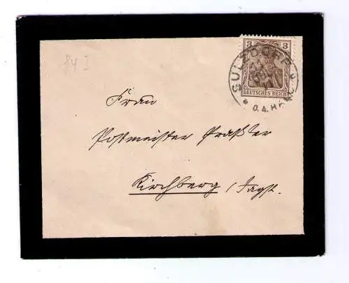 Dt. Reich - Sammlung ab 1881 - 30 Belege - Werbestempel - Ausland - R-Brief etc.