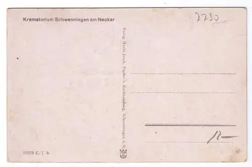 AK - "Krematorium Schwenningen am Neckar"