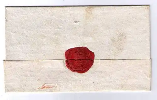 Vorphila  Württemberg ca. 1820 / Fahrpost-Stempel CALW auf Wertbrief nach Urach