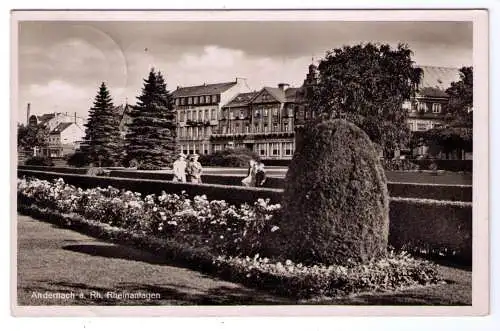1939 AK Andernach - frühe Feldpostkarte nach Perg in Oberösterreich