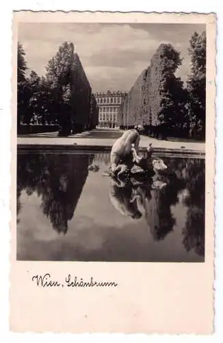 1940 AK Wien Schönbrunn - adressiert an FPN 13903 Bau-Bataillon