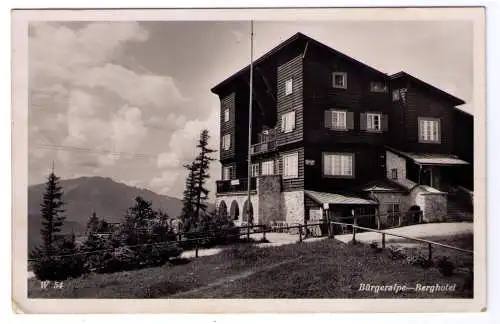 1942 - AK Bürgeralpe-Berghotel / von Mariazell (Steiermark) an die FPN 00828