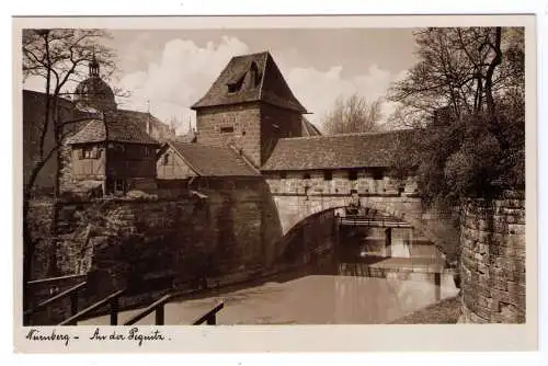 1944 - AK Nürnberg - An der Pegnitz / aus dem Nürnberger Gästehaus des Führers