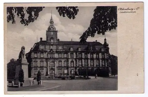 1942 - AK Landesmuseum in Oldenburg / adressiert nach Eggersdorf b. Gleisdorf - Ostmark