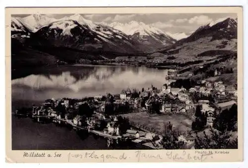 1940 AK Millstatt am See - an einem Hauptmann der 252. Infanterie-Division