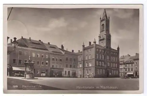 1940 AK Kamenz in Sachsen - gelaufen nach Klosterneuburg (Ö)