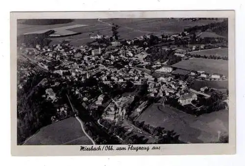 1942 Miesbach Flugzeug-Luftbild / adressiert nach Dietfurt a. d. Rott in Nby