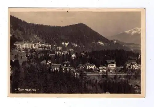1943 - Österreich - Semmering / gelaufen nach Wien