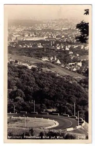 1941 AK Kahlenberg Höhenstrasse (Wien) - adressiert nach Strobl am Wolfgangsee