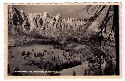 1941 - AK Manndlwand von Mitterberg (Hochkönig) / von Bischofshofen nach Raffelding (Eferding)