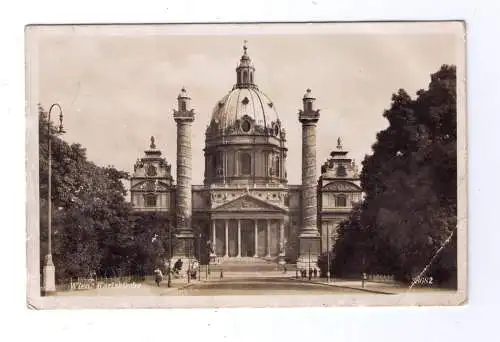 ca. 1942 - Österreich Wien Karlskirche / als Feldpost gelaufen