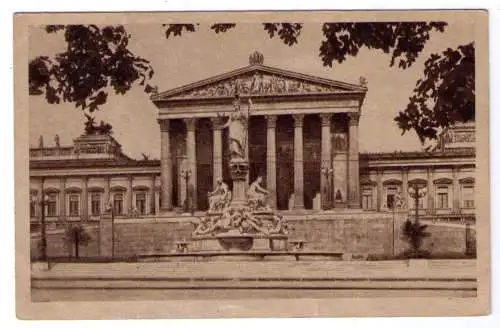 1943 - AK Wien Gauhaus - früher Parlament / adressiert an die Feldpostnummer L52975