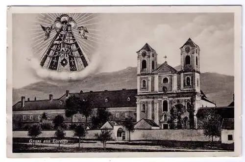 1943 - AK Loretto / gesendet von Deutsch Brodersdorf nach Ausserkasten 