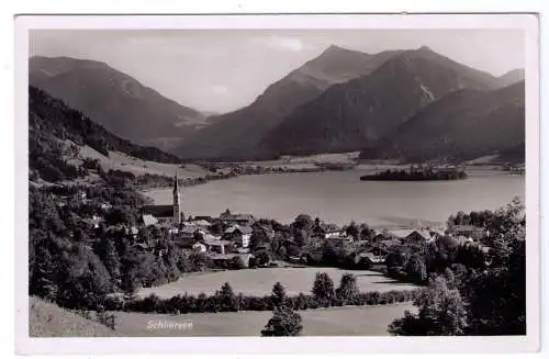 1942 - AK Schliersee / versendet aus dem Genesungsheim in Bad Tölz nach Wien