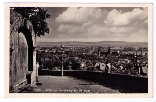 1940 - AK Fulda - Blick vom Frauenberg / versendet nach Selzthal, Steiermark