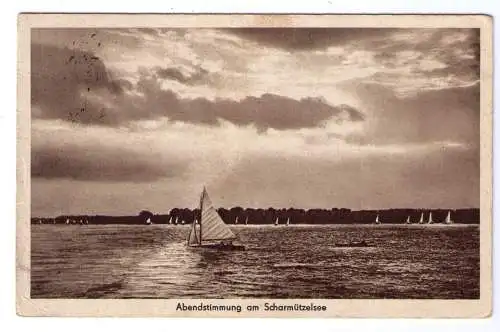 1941 - AK Scharmützelsee (Bad Saarow - Mark), gelaufen nach Steyer (Oberdonau)
