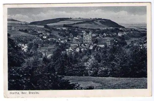 1942 - AK Wartha Bez. Breslau, gelaufen nach Spital a. Pyhrn (OD)