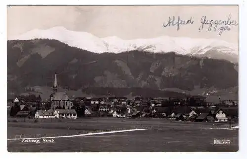 1940 - AK Zeltweg Stmk, gelaufen nach Breitenbrunn