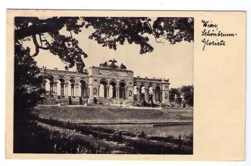 1941 - AK Wien Schönbrunn Gloriette, adressiert an das R.A.D. in Gorleben