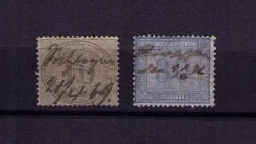 1869 - 1872 NDP Innendienst Mi. 25 und 26