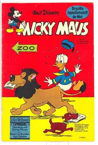 Micky Maus 1965 Nr.11 Z1-2 