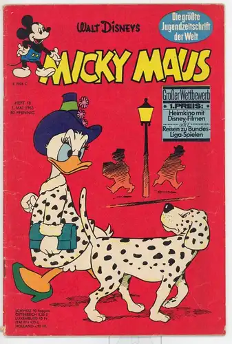 Micky Maus 1965 Nr.18 Z2 