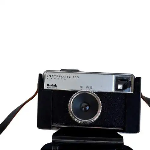 Kodak Instamatic 133 Analogkamera, 1970er Jahre.