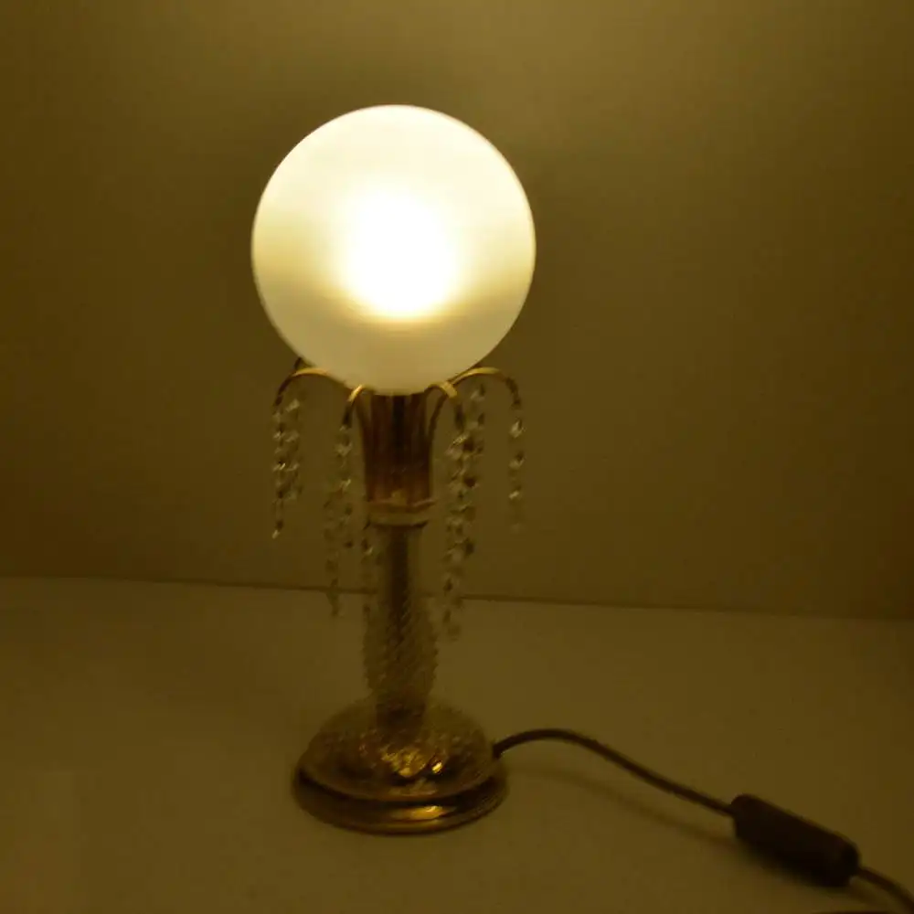 Tischlampe im Hollywood-Regency-Stil, Sölken Leuchten, Deutschland, 1980er Jahre. 8