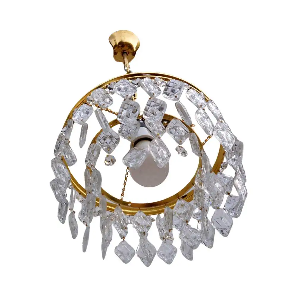 Kamenický Šenov Kristallleuchter, Tschechoslowakei, 1970er Jahre. 1