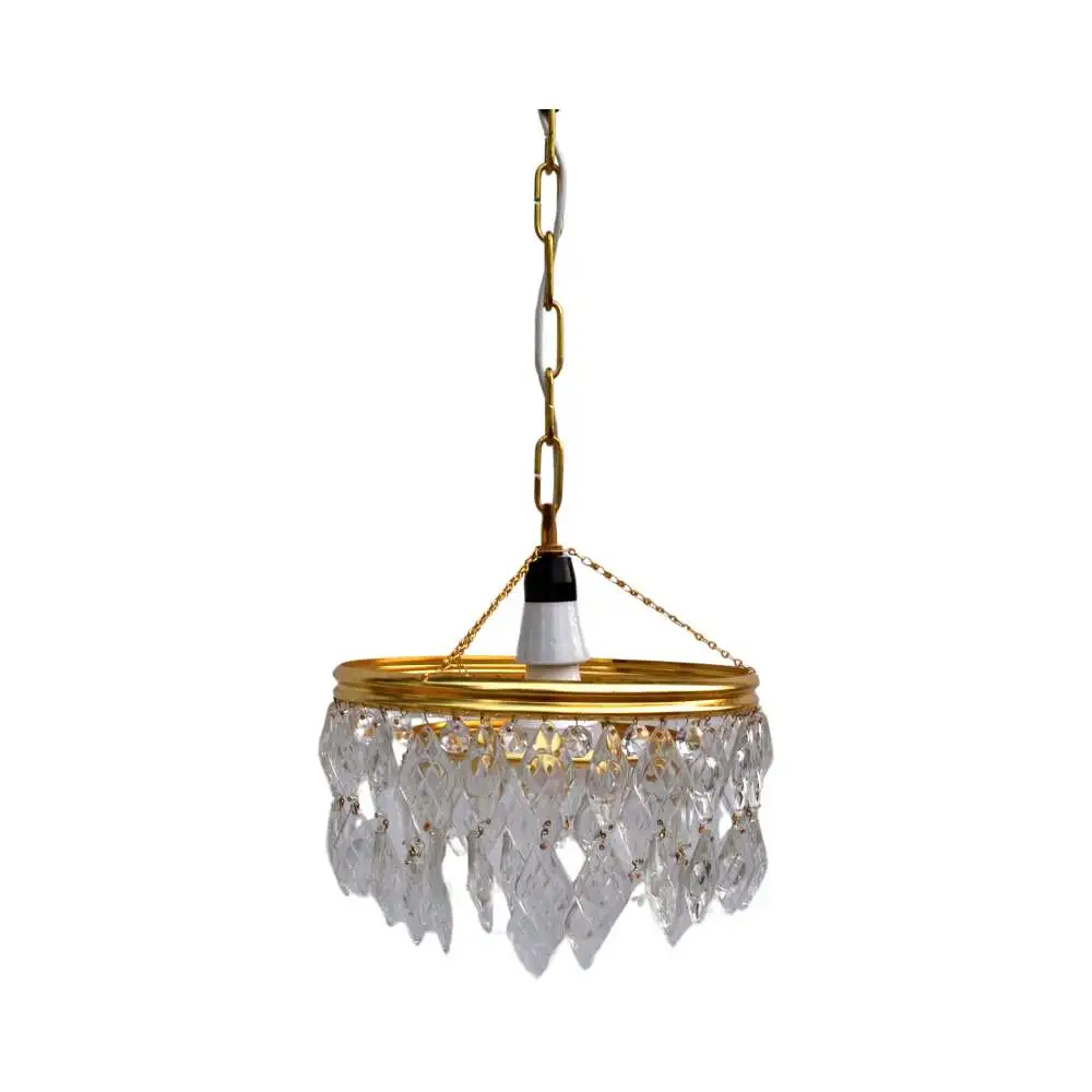 Kamenický Šenov Kristallleuchter, Tschechoslowakei, 1970er Jahre. 6