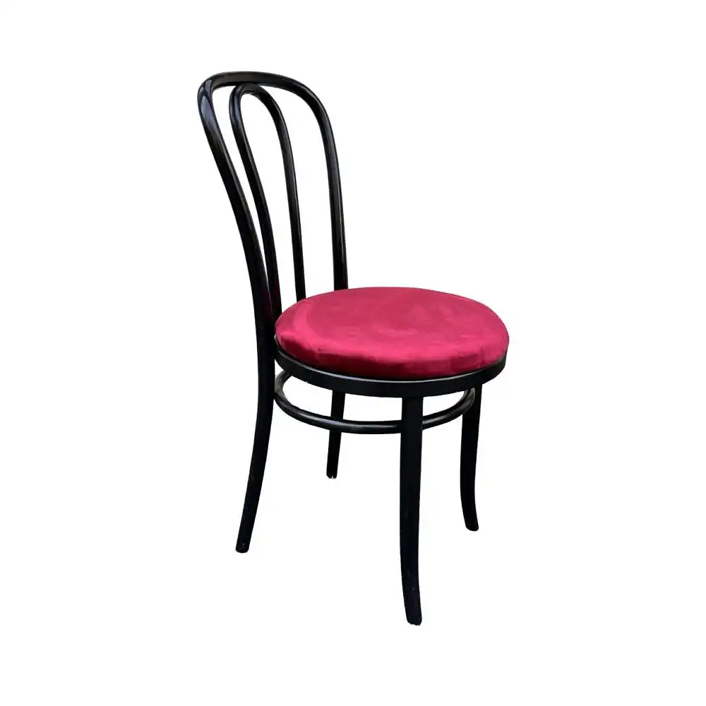 Gebogener, gepolsterter Stuhl AG-18, Möbelfabrik Radomsko TON, Polen in den 1970er Jahren. 1