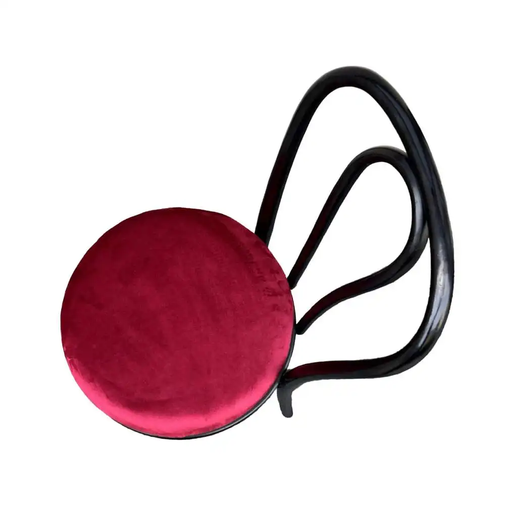 Gebogener, gepolsterter Stuhl AG-18, Möbelfabrik Radomsko TON, Polen in den 1970er Jahren. 8