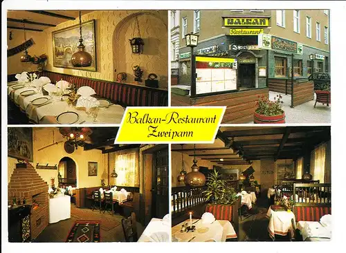 Köln, Balkan-Restaurant &quot;Zweipann&quot; ca. 1970