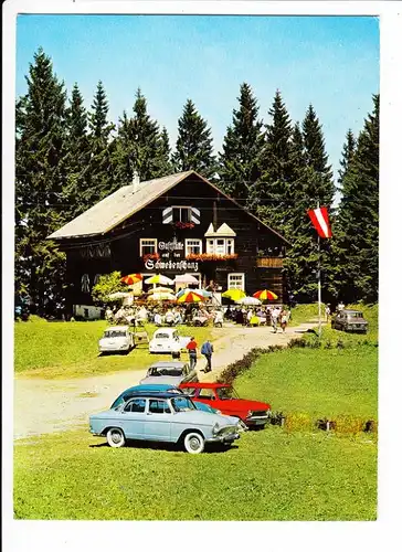 Schwedenschanze, Bregenz gelaufen ab Scheidegg/Grenzort in Bayern, tolle Autos: Simca, Renault Dauphine, Renault 8, Kadett I, etc.