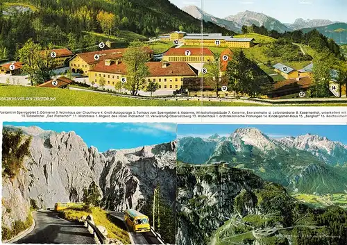Sammlung Nachkrieg, Obersalzberg meist gute AK von NS-Bauwerken. &quot;Naja&quot; Karten. Aber die Gegend lebt nicht schlecht von dieser Geschichte