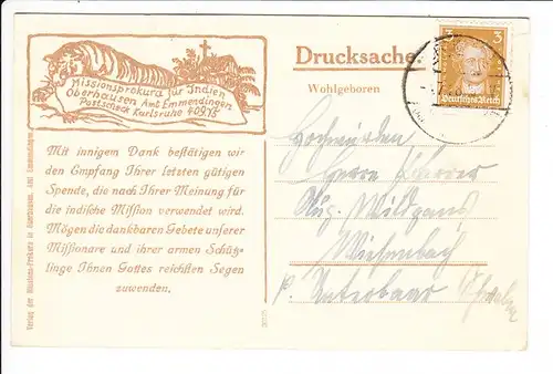 Spenden-Danksagung Emmendingen, 1928