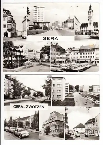 4 AK Gera, DDR-Zeit, incl. Stalin-Park