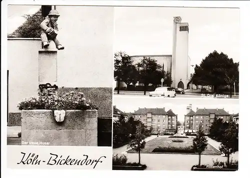 Köln-Bickendorf rare Nachkriegs-Vorortkarte