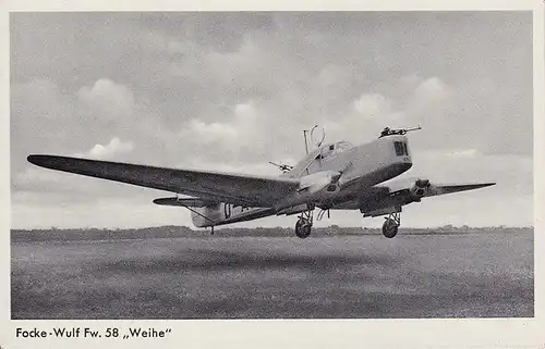 Frühe deutsche Luftwaffe ca. 1934/35 FW 58 (Focke-Wulf)