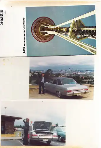 Westküste USA 1975, über 200Teile Reiseberichte, O-Fotos, Billets, Karten, etc. schöne Sammlung, Oregon-Washington-Californien. Schöne R, gute Erhaltungeisedokumente