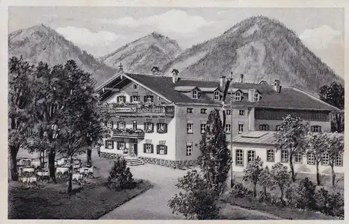 Brannenburg, Kaltenbach-AK, spät (Hakenkreuz im Bild), gel. 1941, ab dortselbst