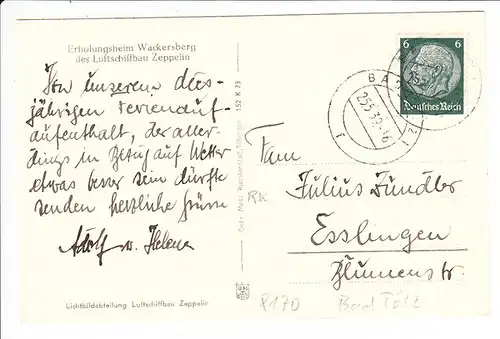 Zeppelin-Werke, Erholungsheim Wackersberg bei Tölz. Hier Jahrzente später auch 2. Wohnsitz Richard v. Weizäcker! Damals durchaus soziales Arbeitgeberdenken