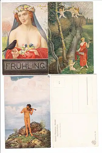 7 Karten von Paul Kämmerer, ungel.