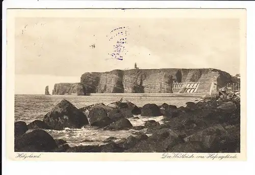 100 Jahre Seebad Helgoland, 1826/1926, Bordstempel Cobra 29.8.1926, Poststpl. ab der Insel, beste Erh.