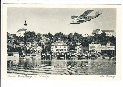 Dornier-Flugboot, über Starnberg, AK gel. 1940, i.O.