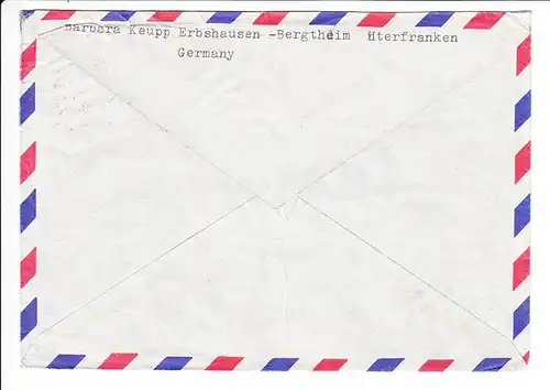 Luftpostbrief nach Ghana