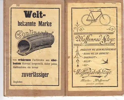 München und Umgebung, Radfahrkarte recht früh, noch ohne Isarbahn u. DAH-Altomünster etc. 32c42cm, auf Leinen