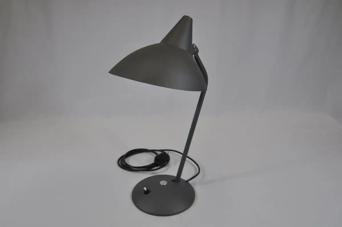 Schreibtischlampe Helo Leuchten Lampe vintage Tischlampe Tischleuchte Bürolampe Industrieleuchte Mid Century 1